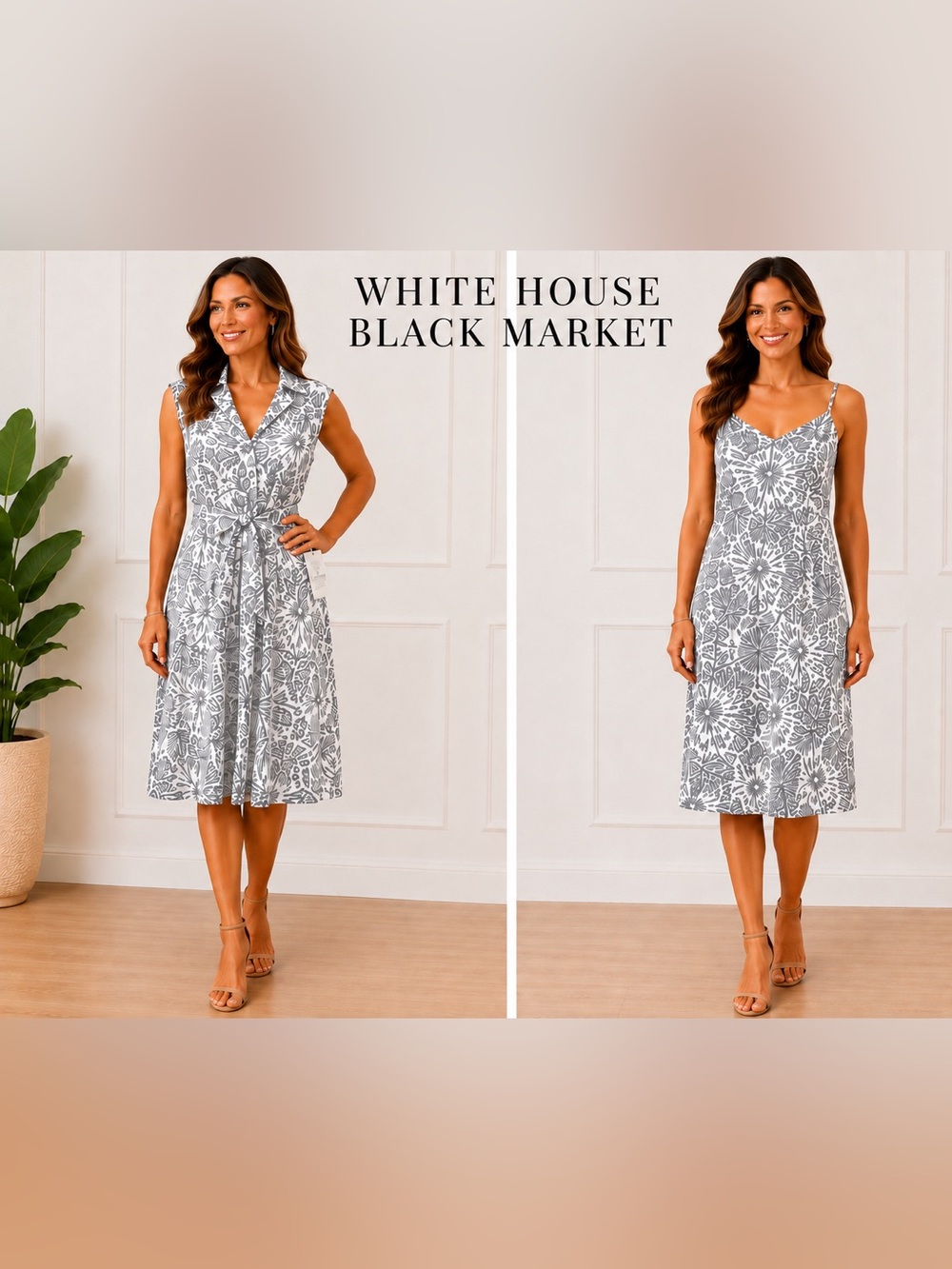 White House Black Market Matching Dress Set – 2 Dresses – NWT – Size 8